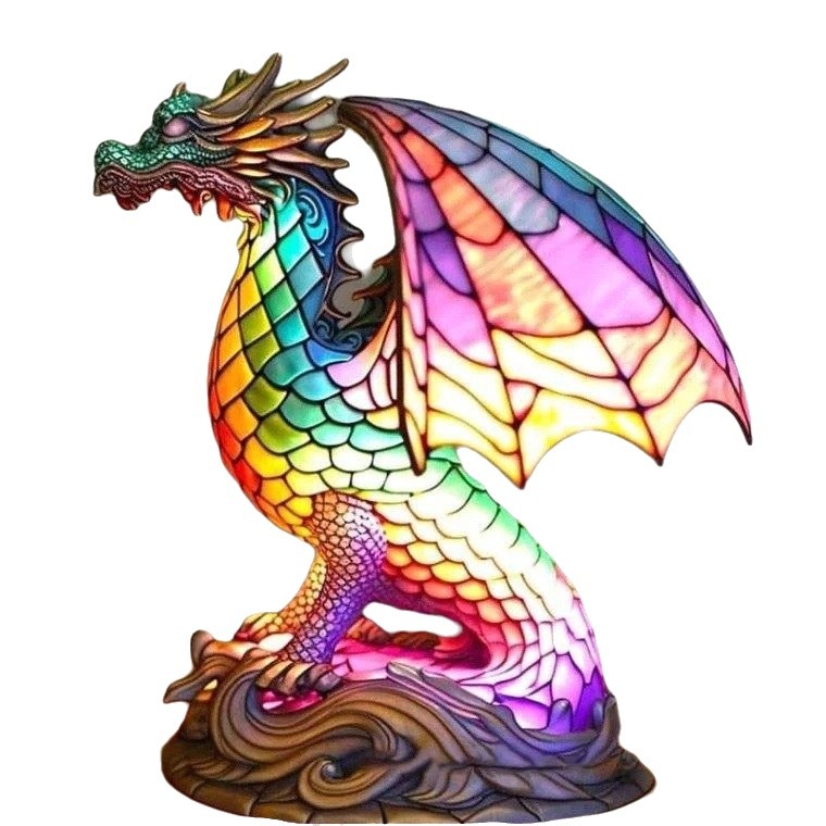 Magical Animal Statue Resin Table Lamp K482