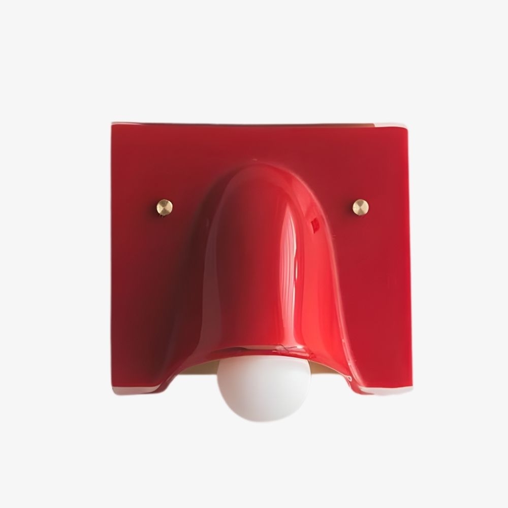 Colorful Curved Wall Sconce - Decorative Lighting for Living Room and Entryway K2342
