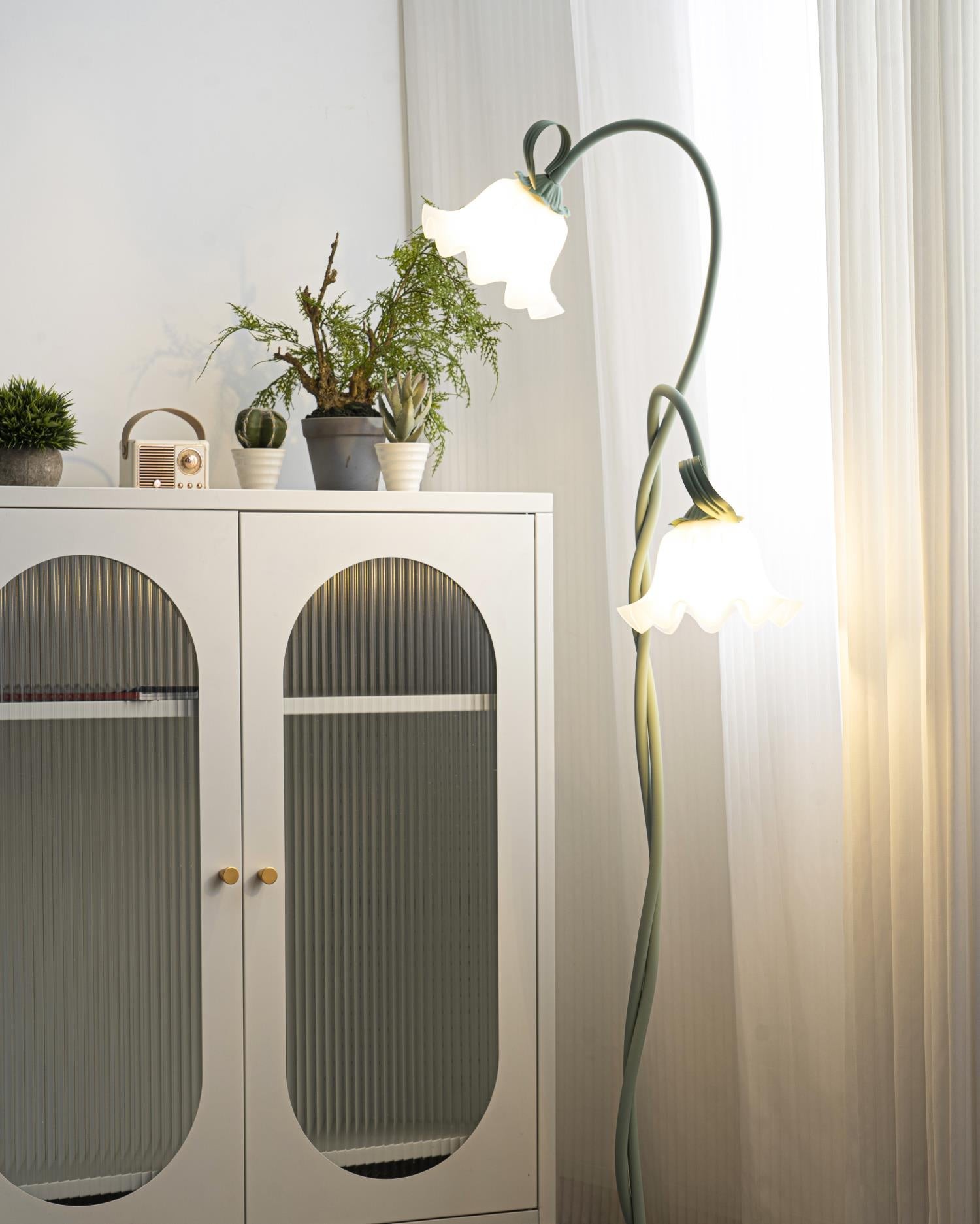 Creative Multi-Head Winding Flower Shape Floor Lamp K286