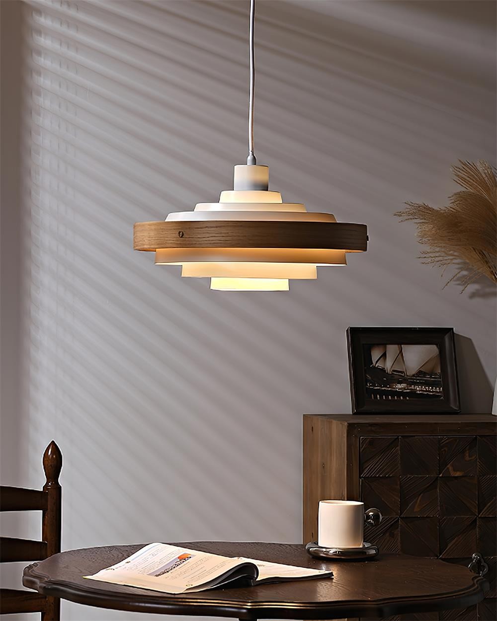 Layervelle Nordic Multi-Tiered Drum Shade Pendant Light K295