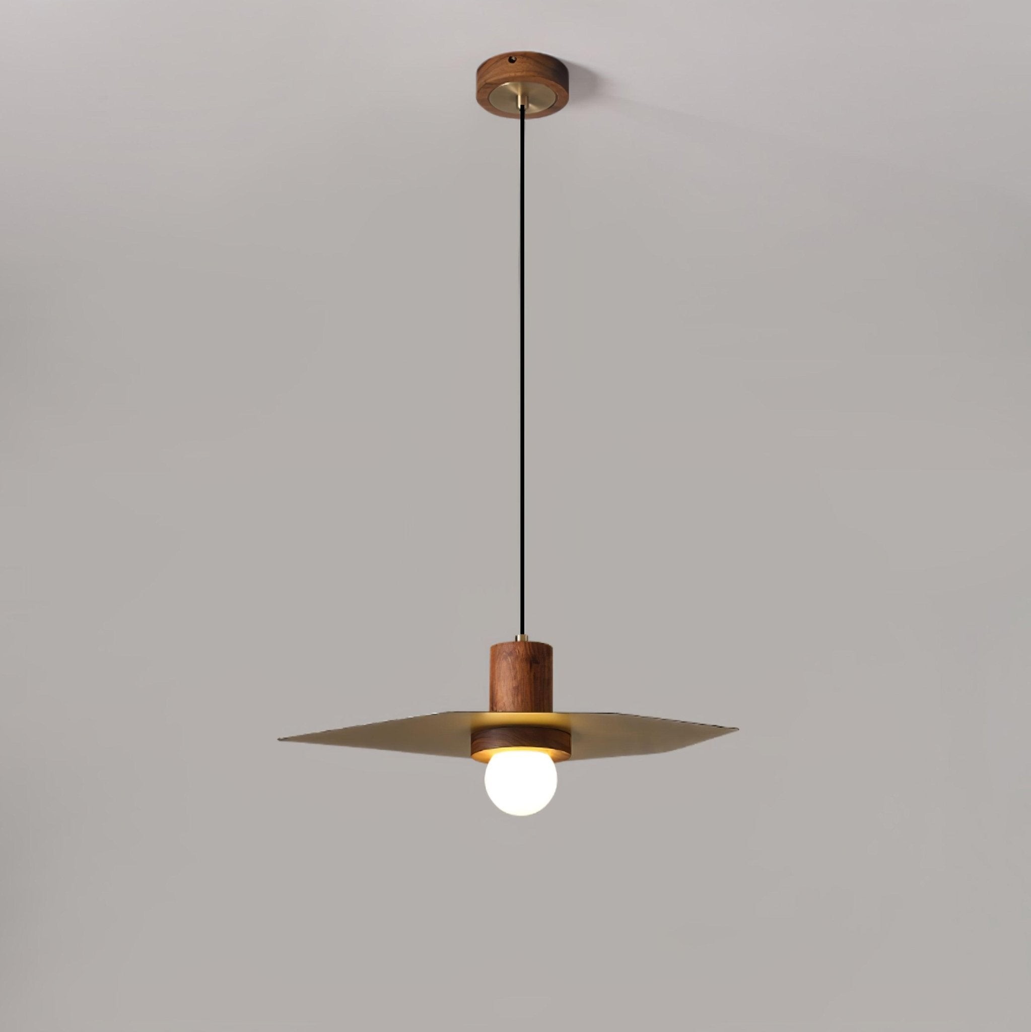 Walnut Copper Jupiter Pendant Lamp K833