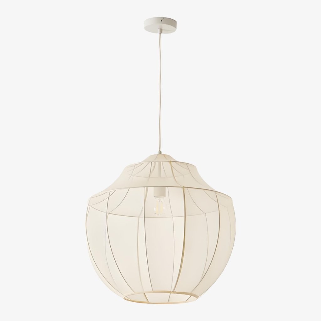 Lumifil Modern Mesh Pendant Light - Hanging Fabric Lghts are Suitable for Dining Rooms or Kitchen Islands K1752