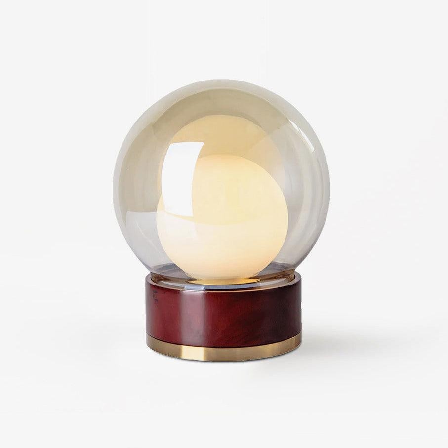 Simple Creative Wood Orb Table Lamp K628