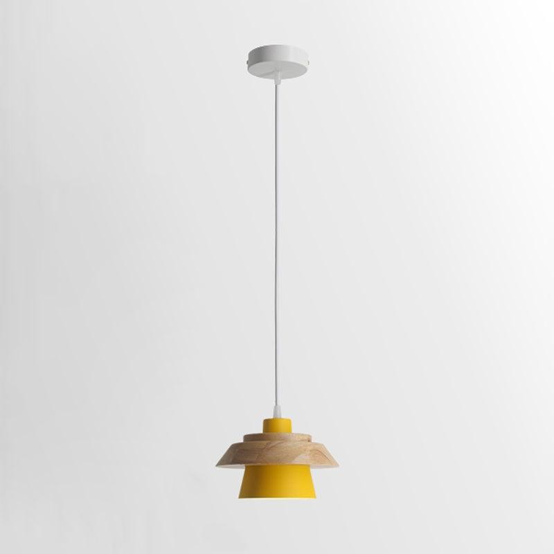 Stone Wood Pendant Lamp K677