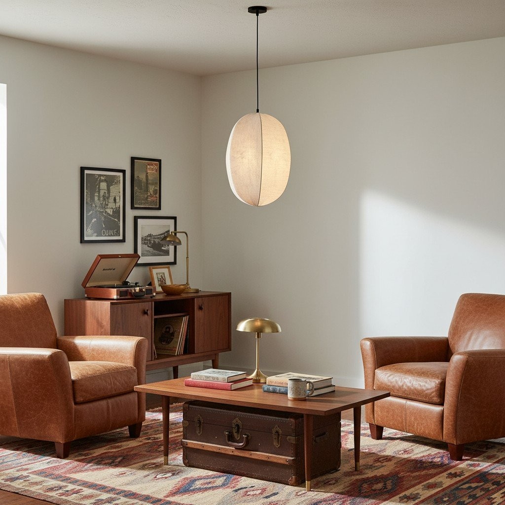 Diora Modern Silk Finish Pendant Lamp - Wabi Sabi Style Lighting for Interiors K1760