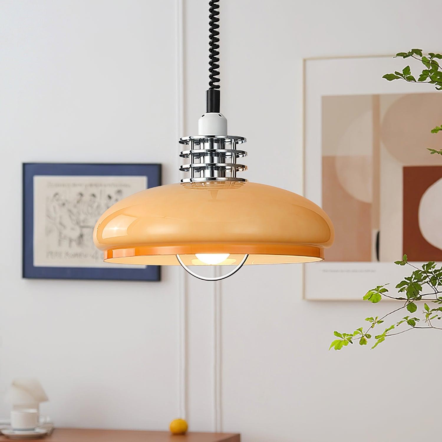 Nordic Cream Retractable Pendant Lamp K759