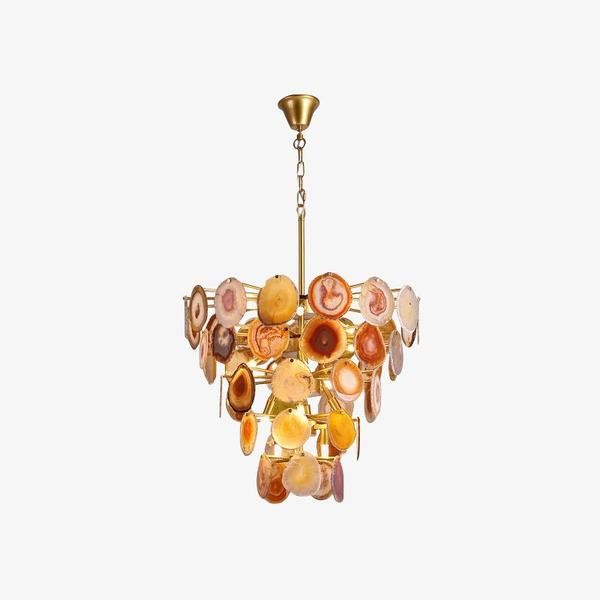 Slice Agate Chandelier/ Tower