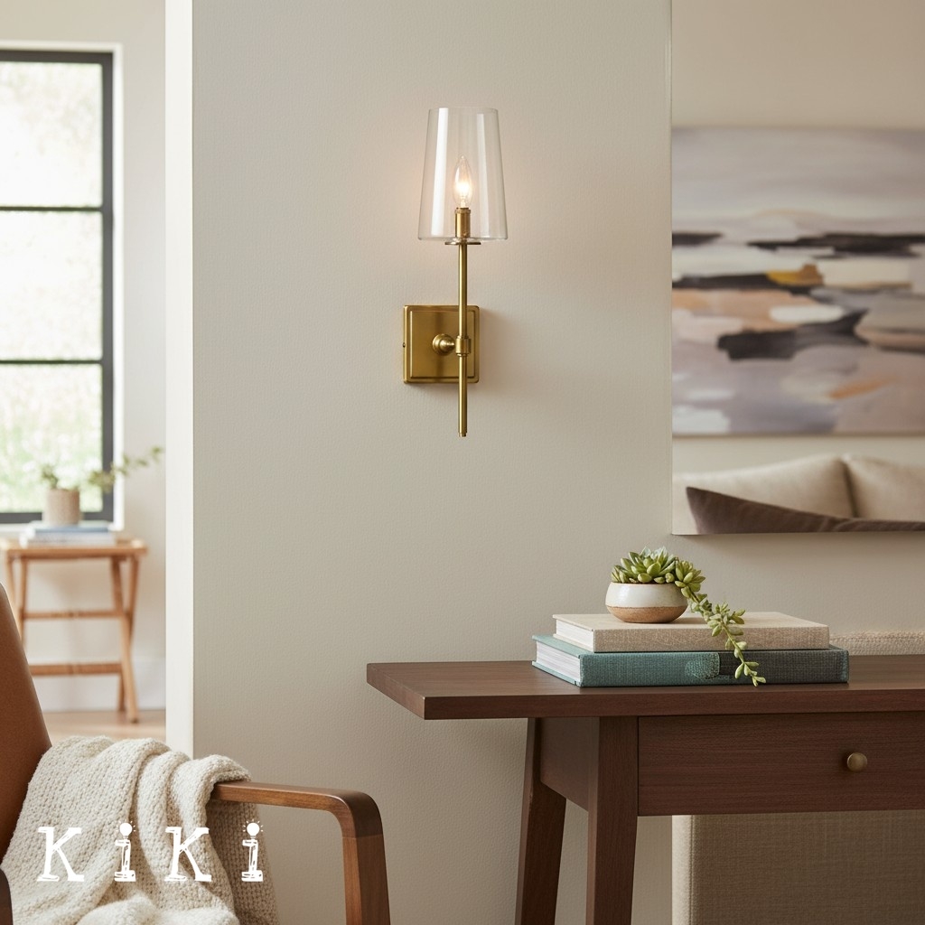 Derlina Vintage Glass Wall Light - Retro Lamp for Dining Room K1239