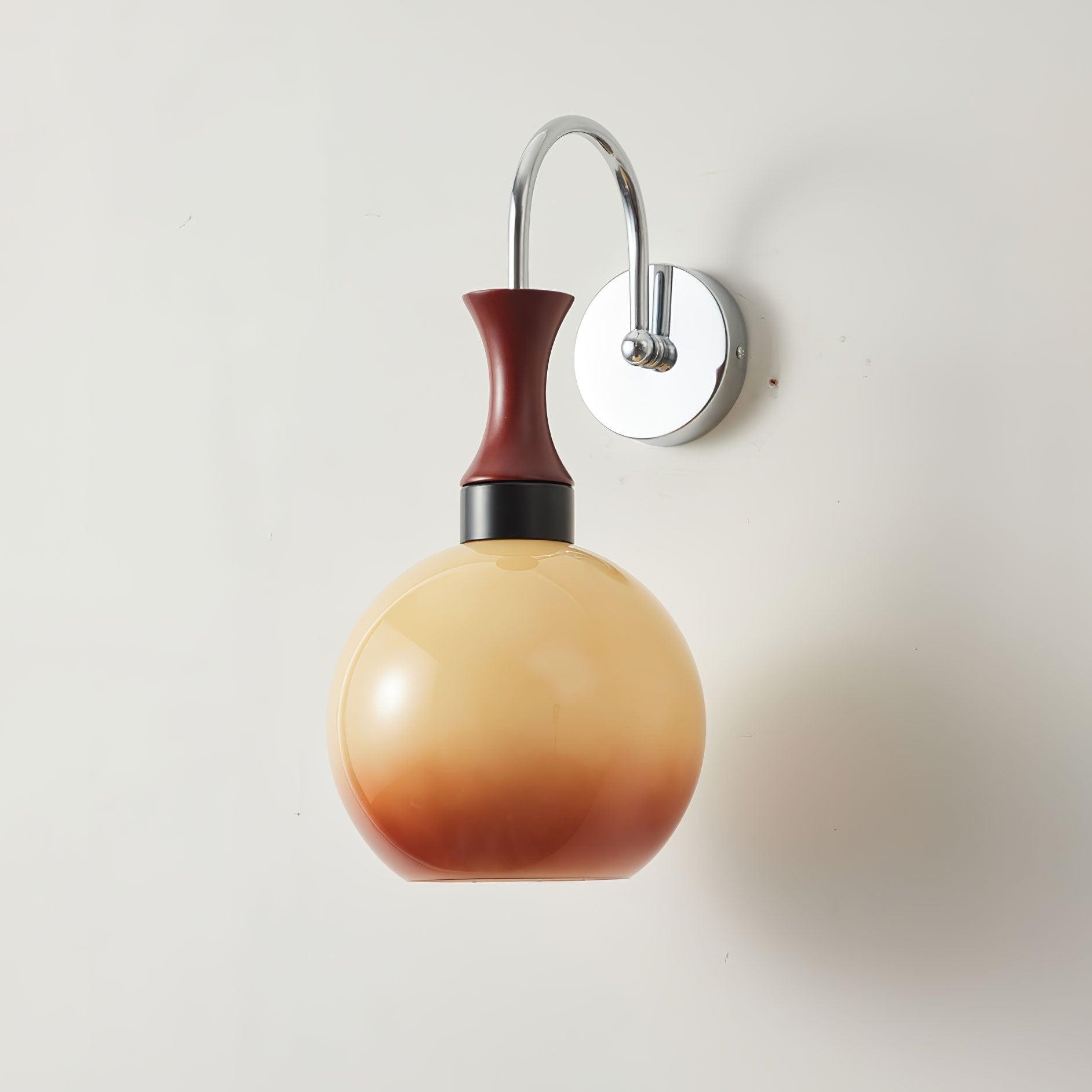 Spherical Yellow Wall Lamp K562