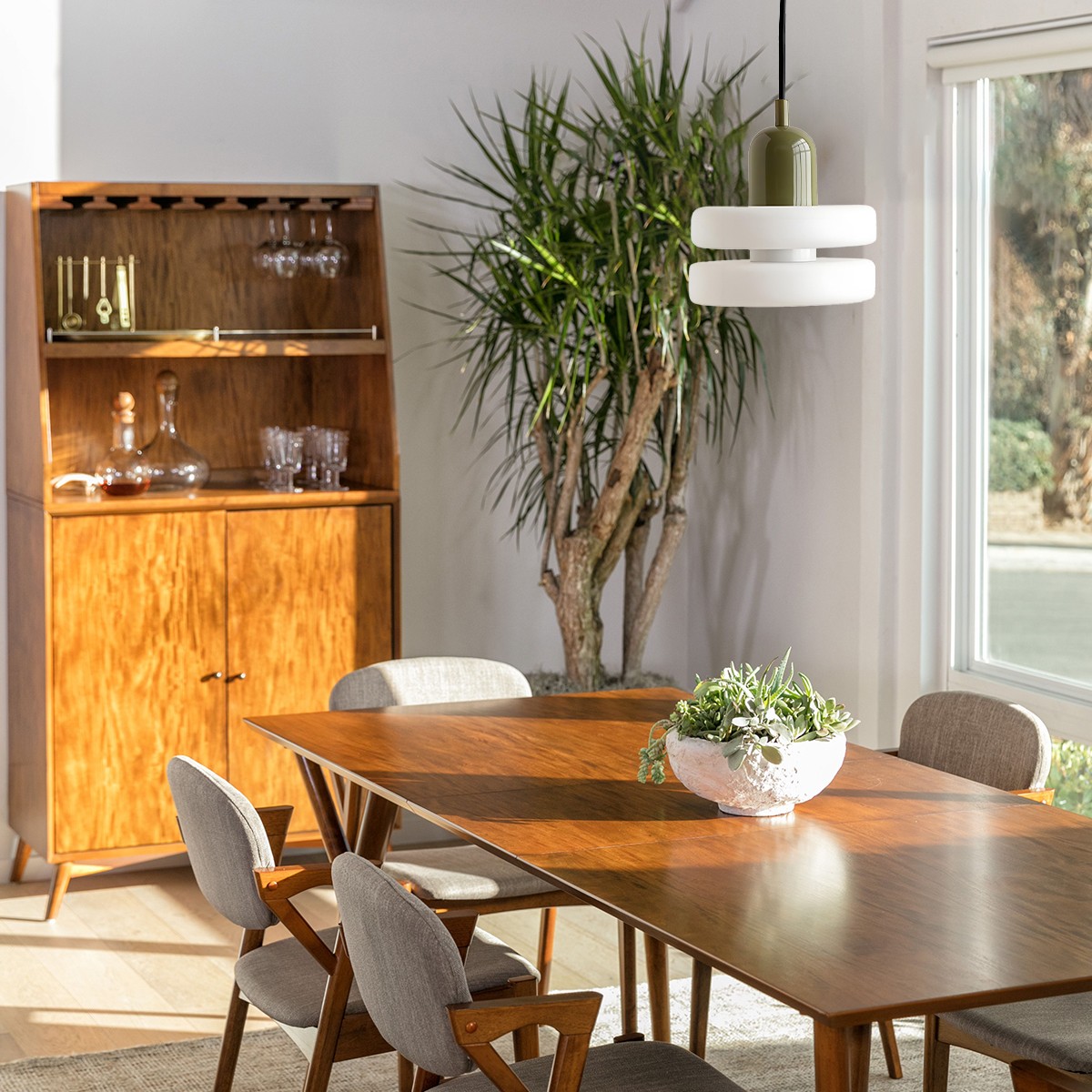 Double Puck Pendant Lamp