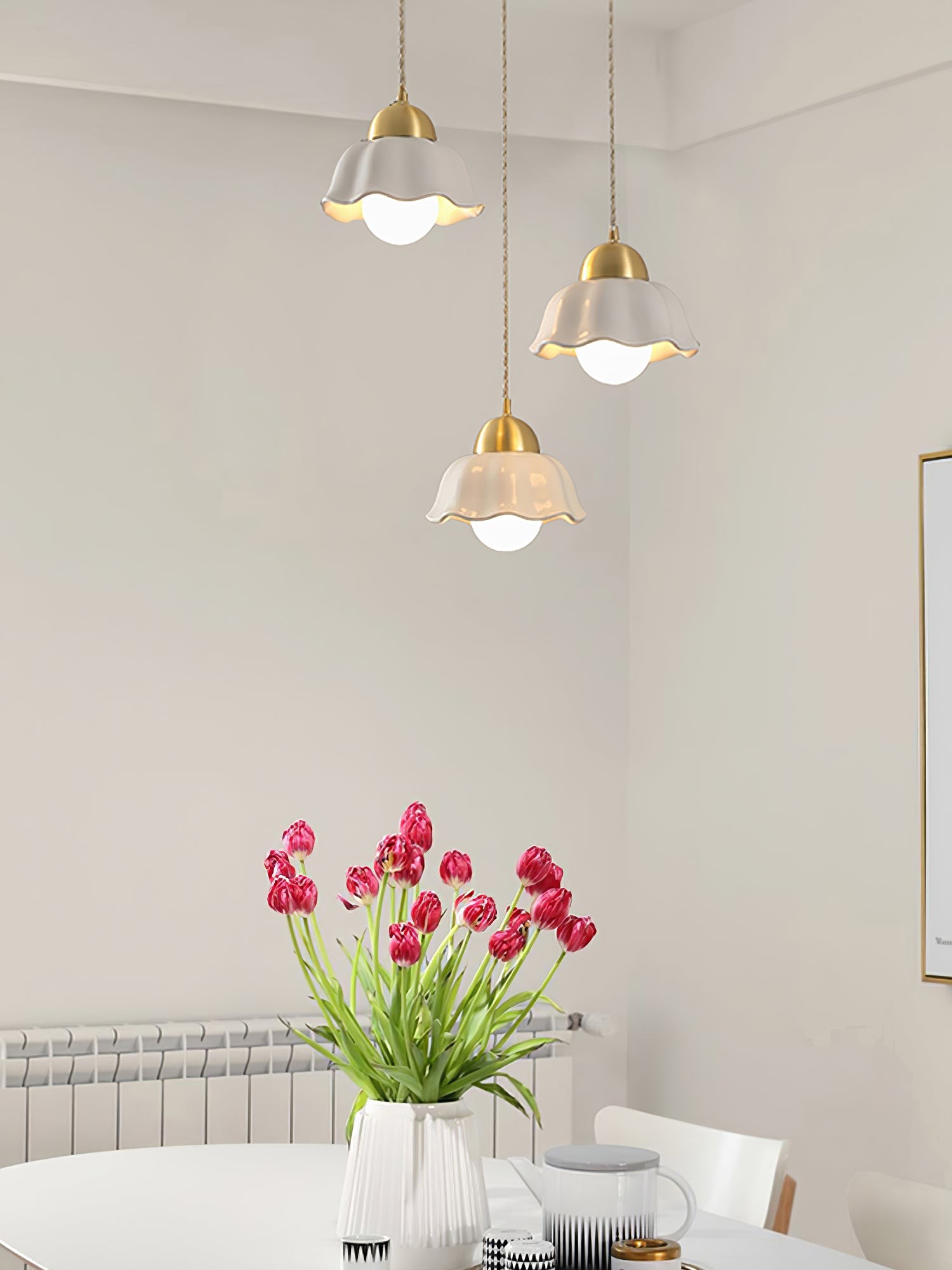 Ceramics Floral Pendant Light K990