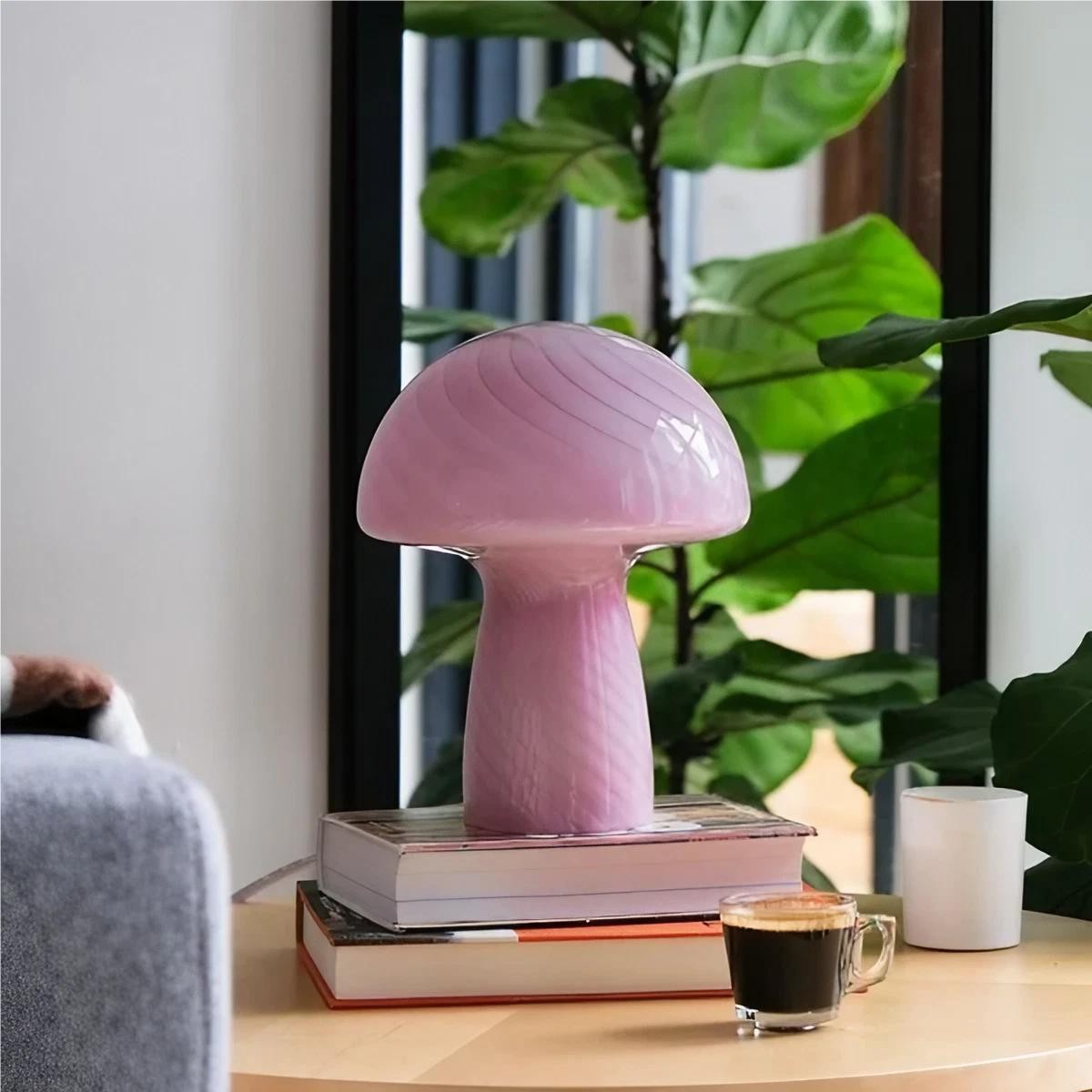 Modern Design Stained Glass Mushroom Lamp K51