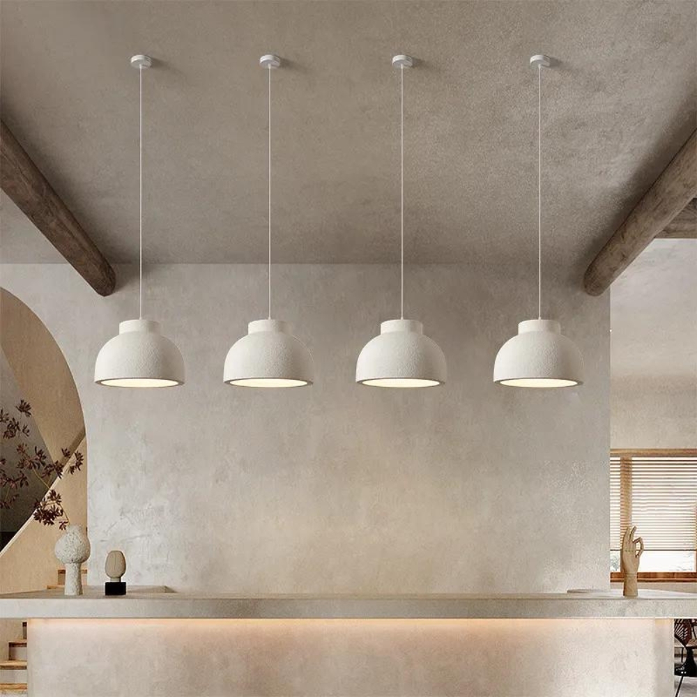 Nordic Bowl Minimalist Polystyrene Pendant Light D829