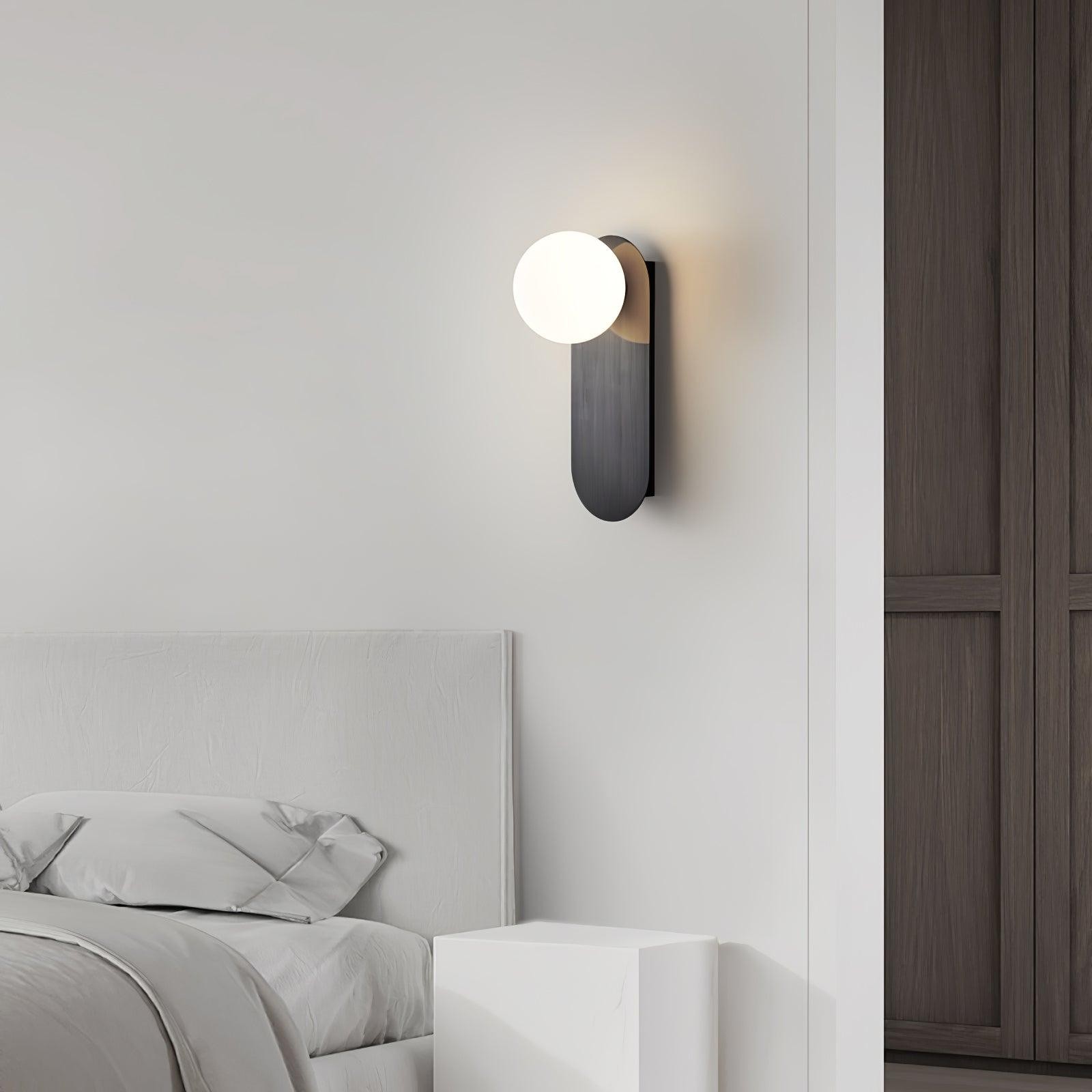 Modern Glass Base Sconce K383