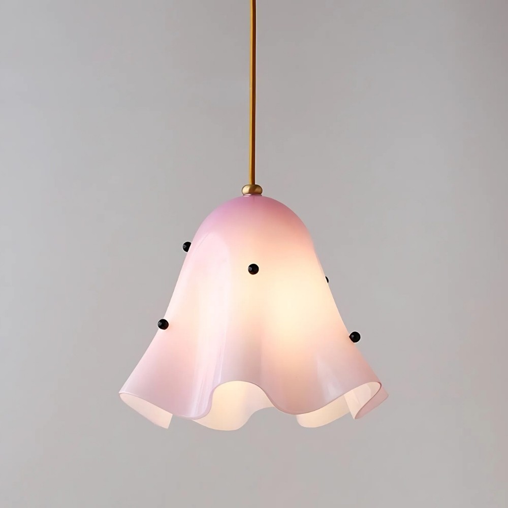 Bellina Vintage Fluted Glass Pendant Light – Mid-century Modern Fazzo  Pendant For Home Decor K897
