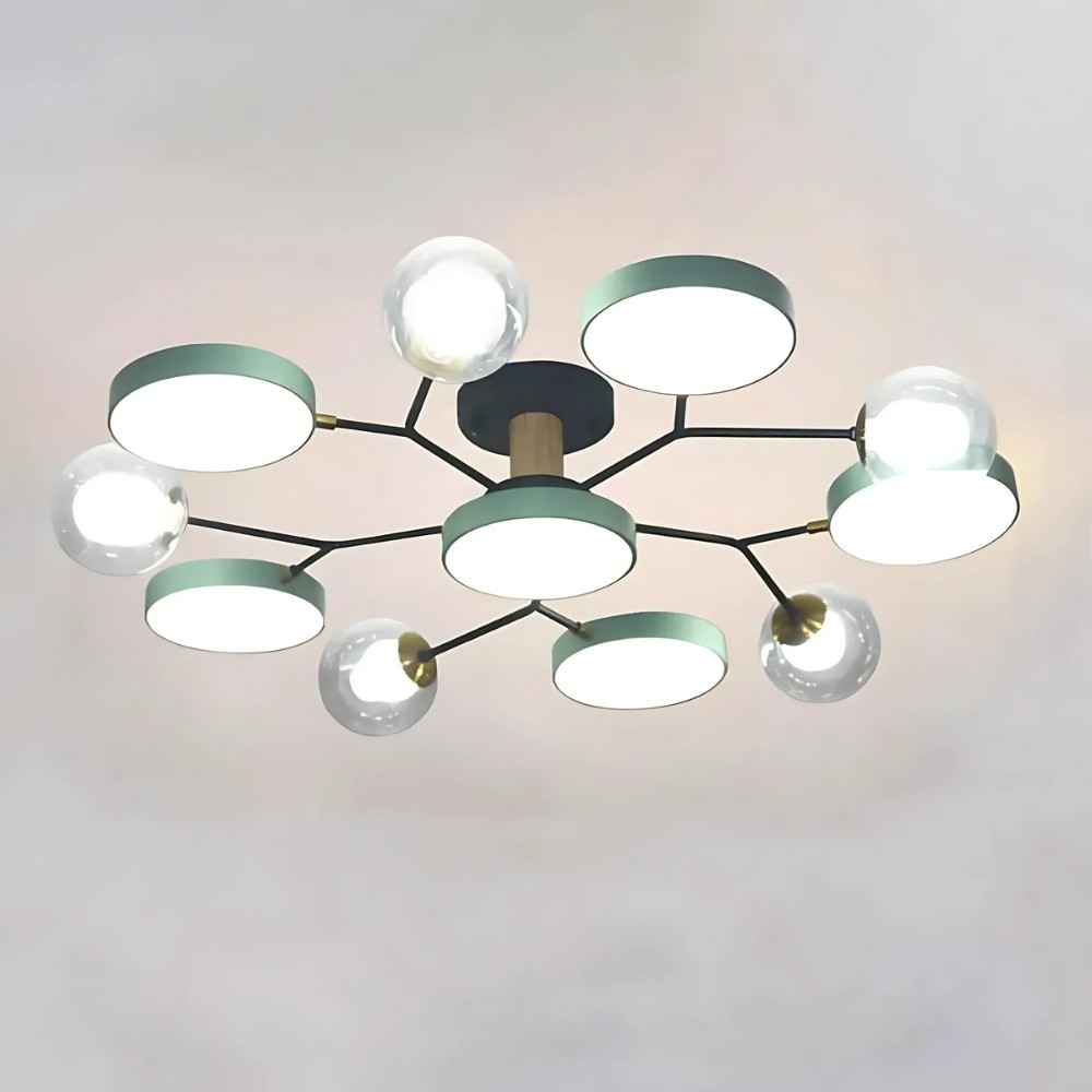 Nordic Multi Heads Branch Ceiling Light For Bedroom K936