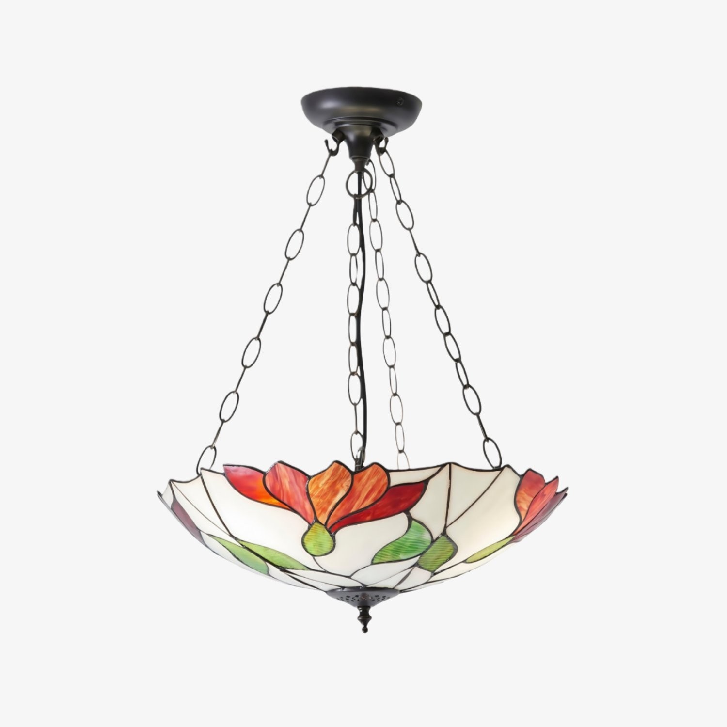 TF Botanica Floral Glass Ceiling & Pendant Lighting - Art Glass Style Fixture for Rooms K1942