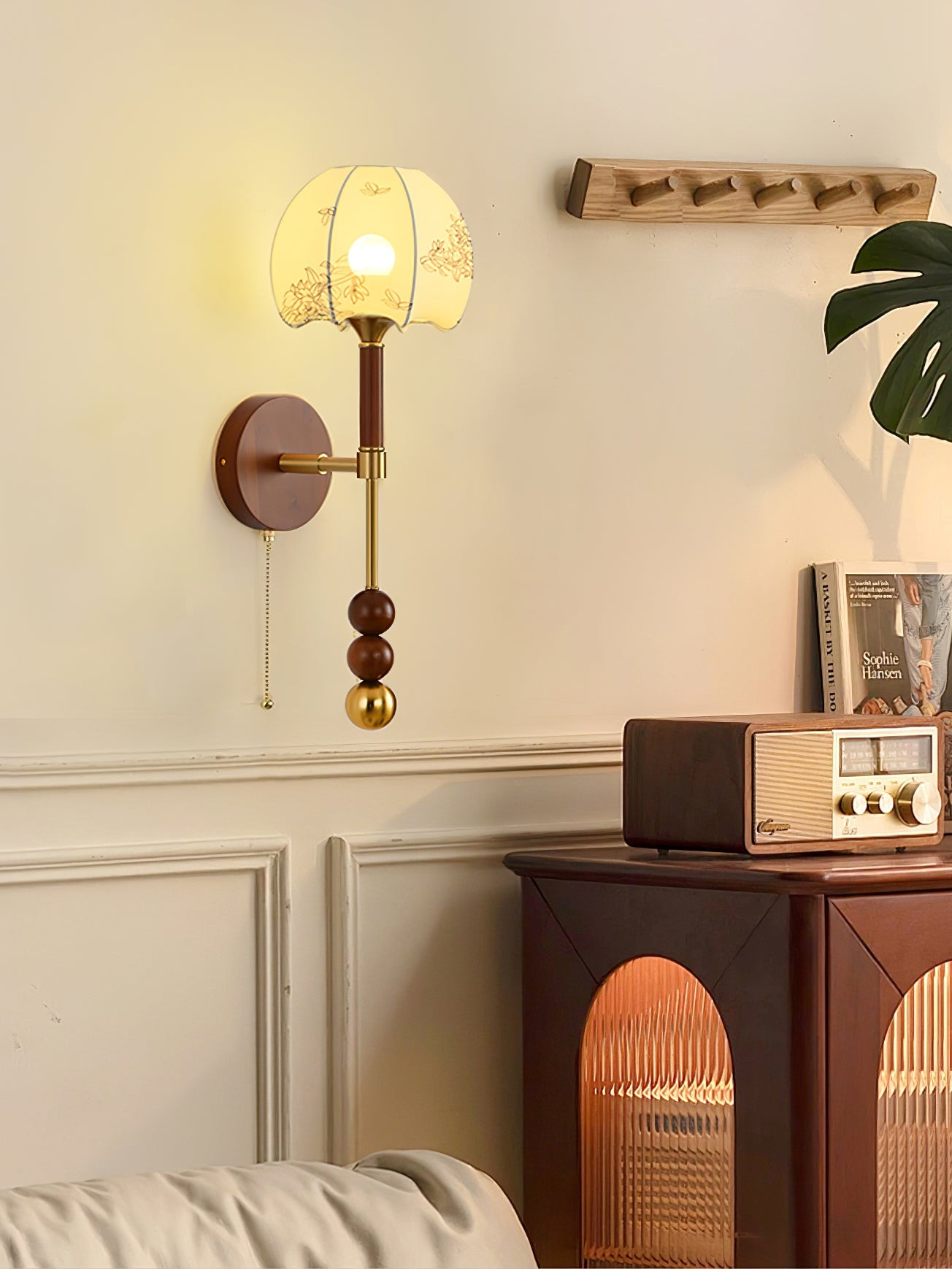 Retro Solid Wood Series Wall Lamp K638