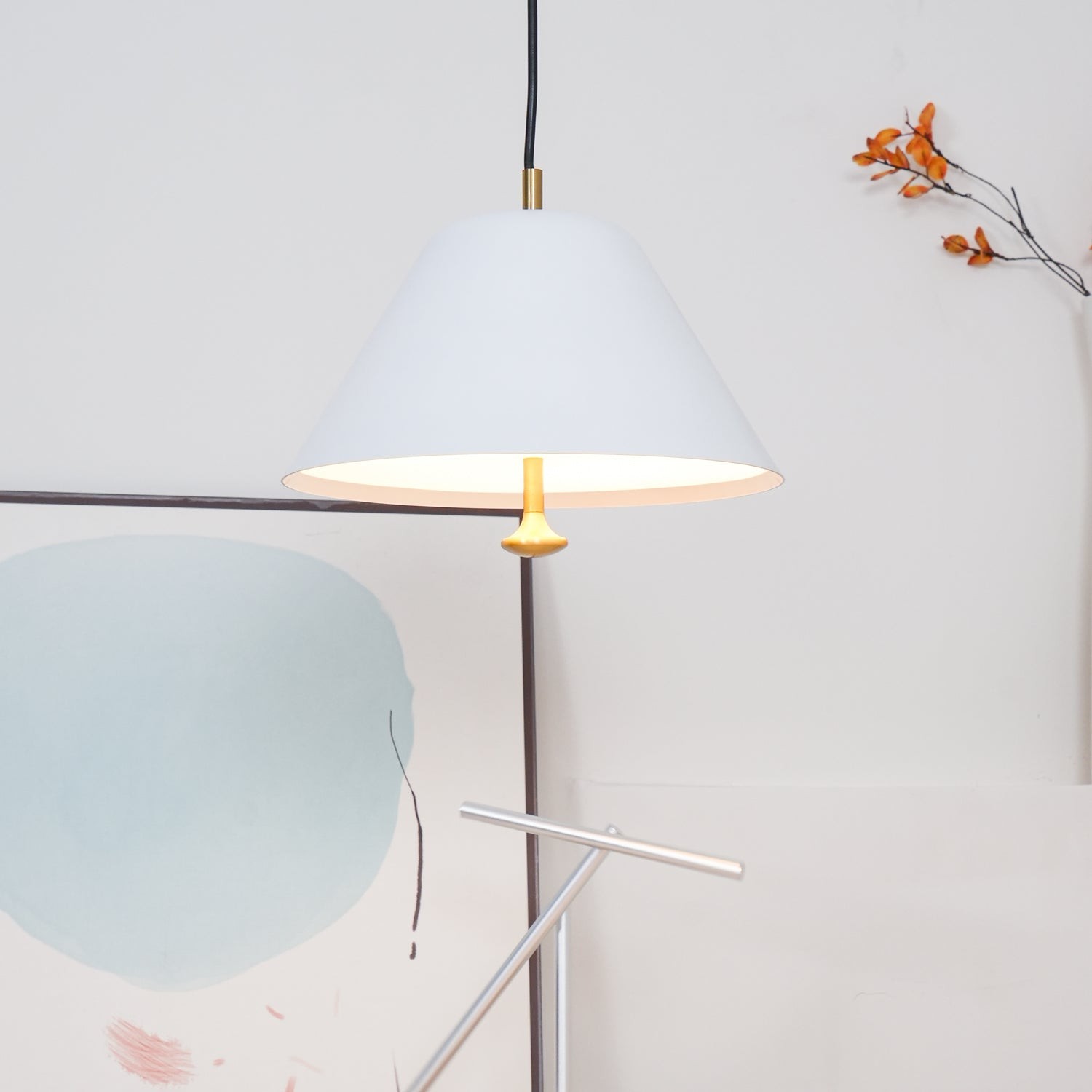 Metal Pear Pendant Lamp K452