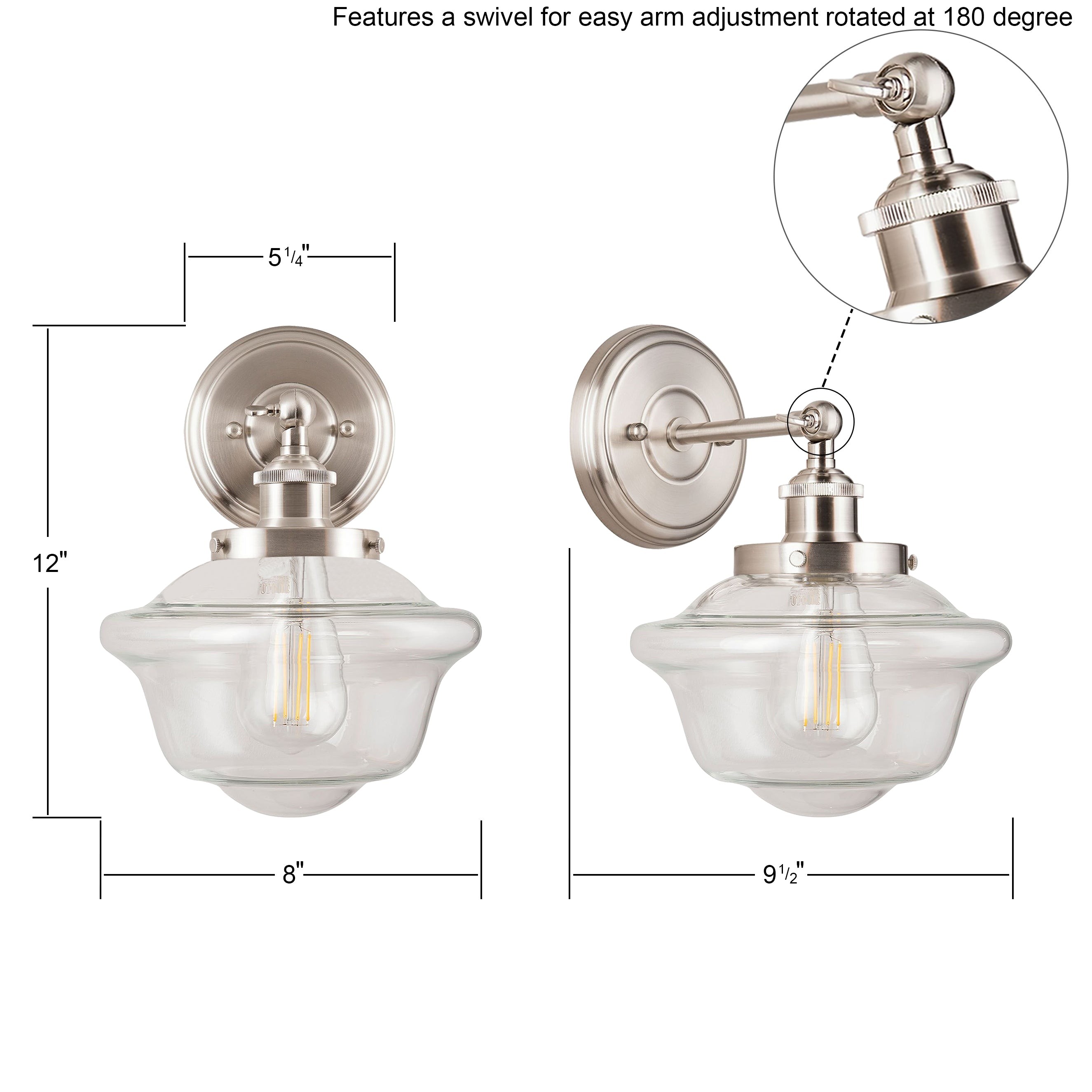 Lavagna Industrial Bathroom Vanity Light K1211