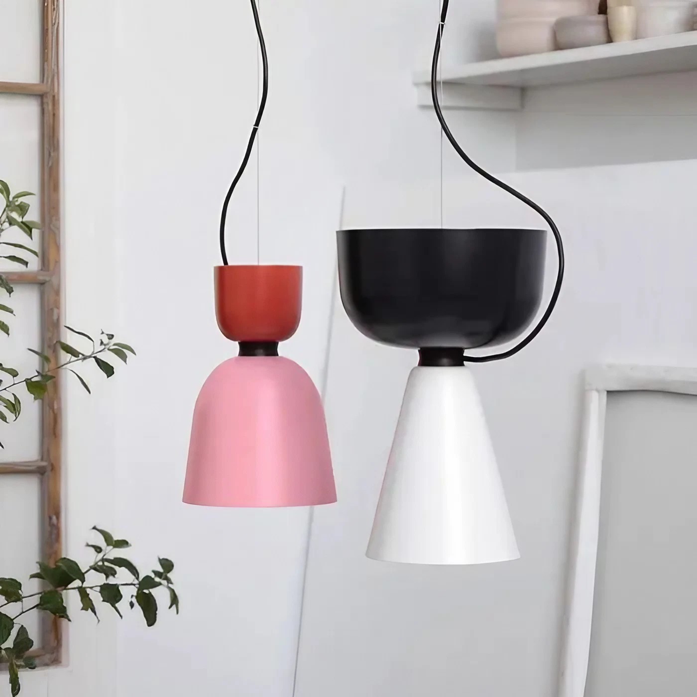 Macaron Design Alphabeta Metal Pendant Light K73