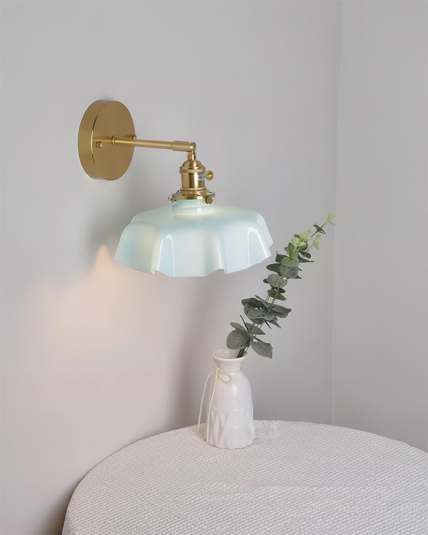 Skirted Ripple Wall Lamp D246