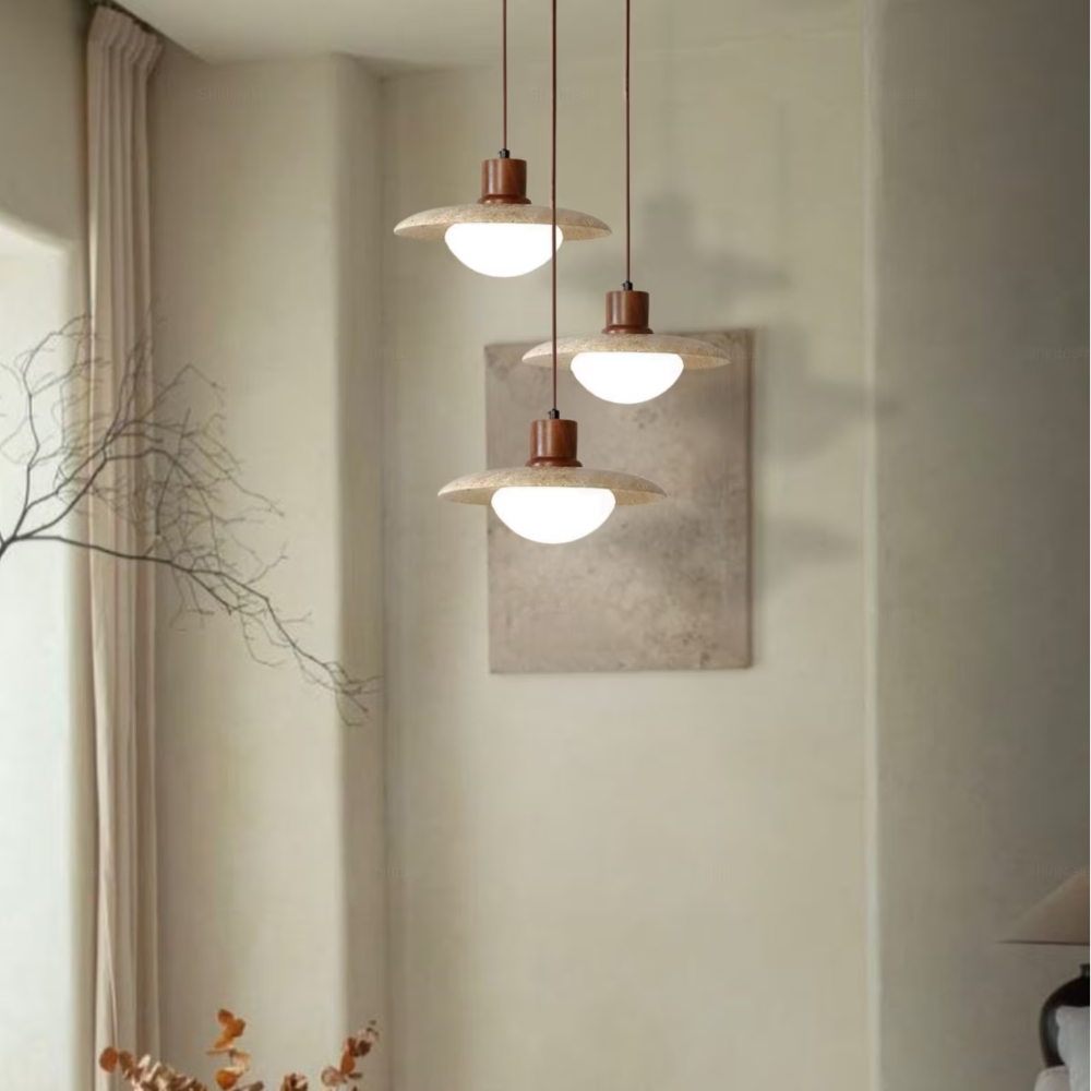The Travertine Shining Rock Pendant Lamp D870