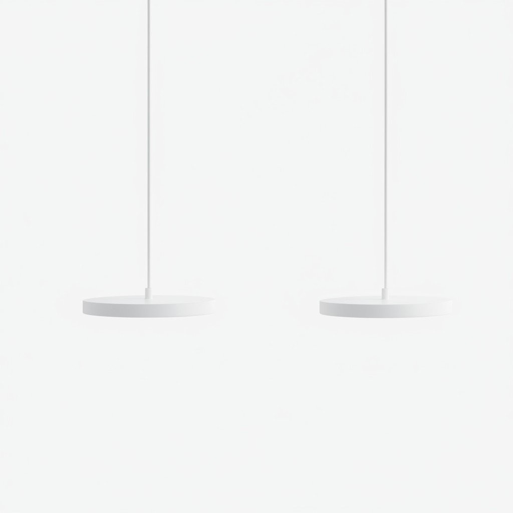 Feranox Minimal Disc Pendant - Statement Pendant Light for Dining K2217