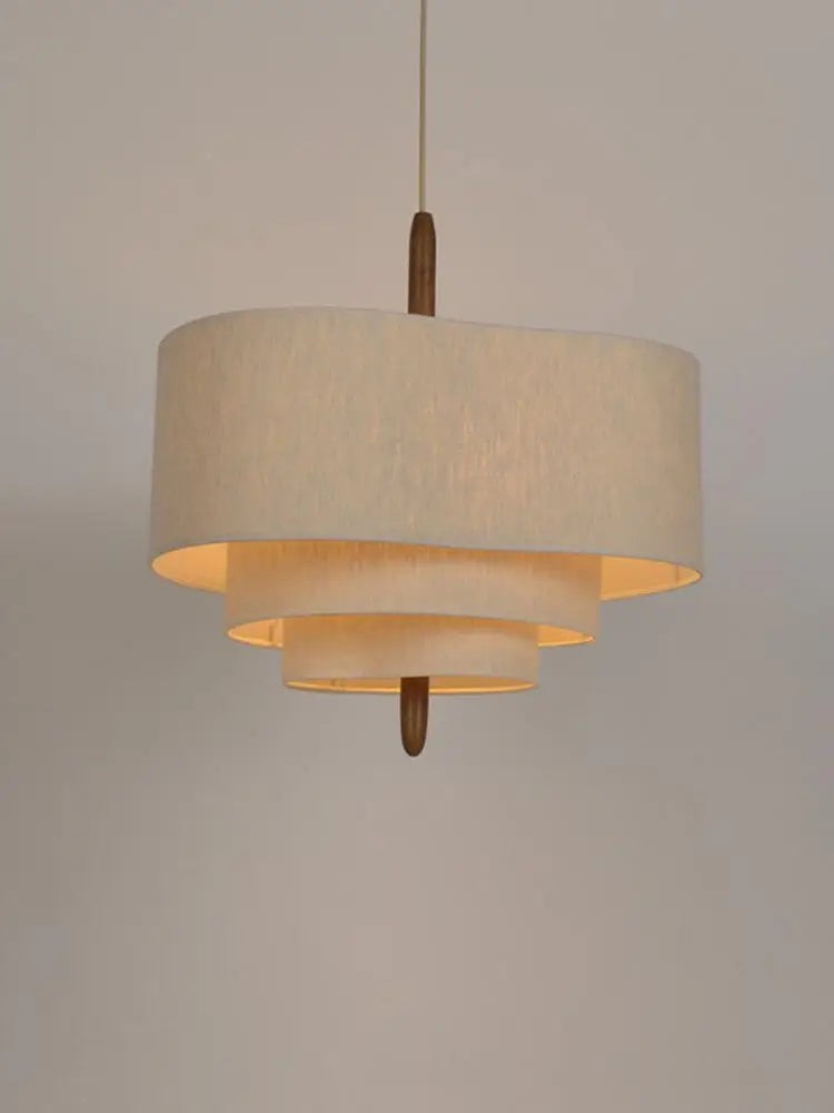 Softlume Nordic Fabric Pendant Light - Modern Classic Lamp for Dining Area and Hallway K477