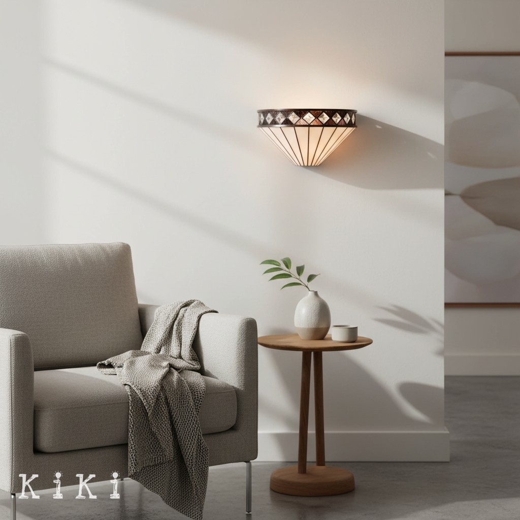 TF Fargo Art Deco Geometric Wall Lamp for Hallway and Bedroom K1954