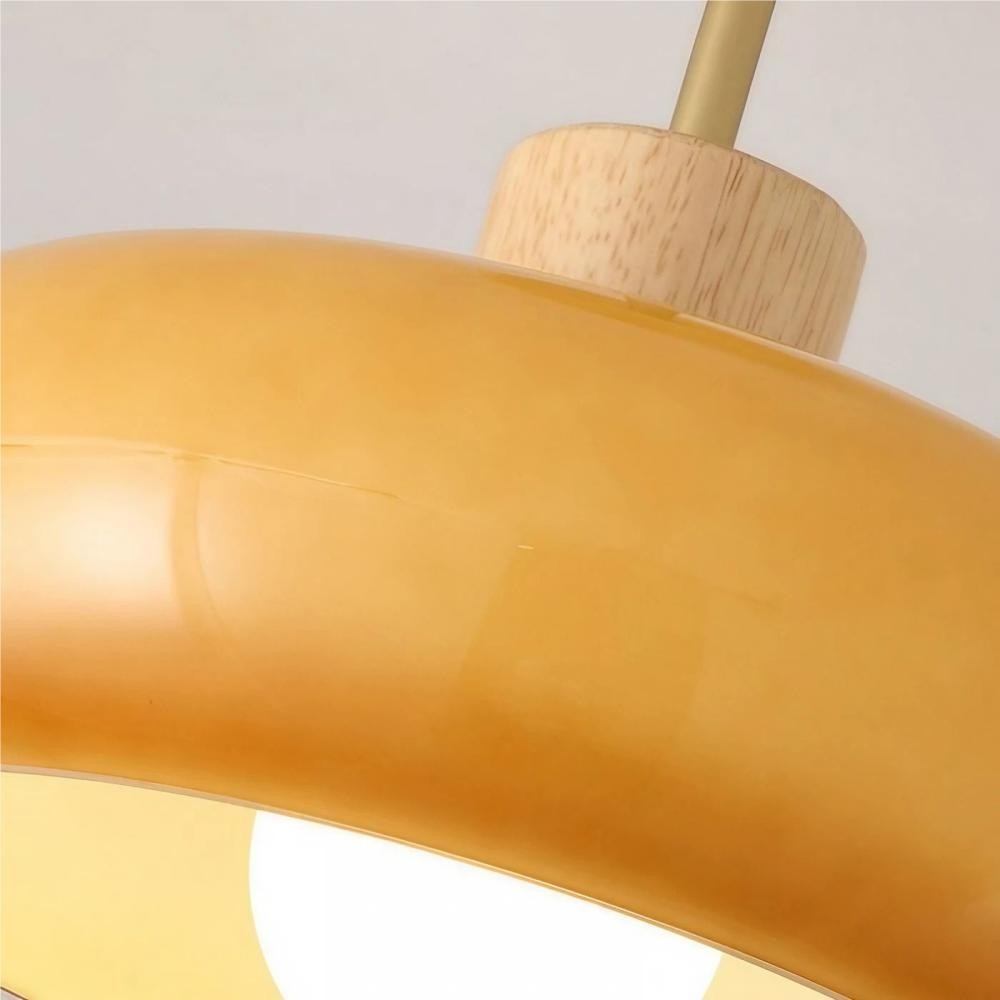Vintage Bauhaus Style Glass Ceiling Light K56