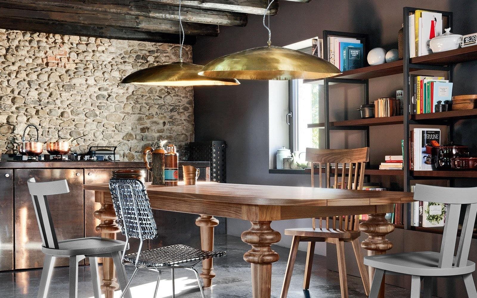 Hammered Brass Suspension Light K1205