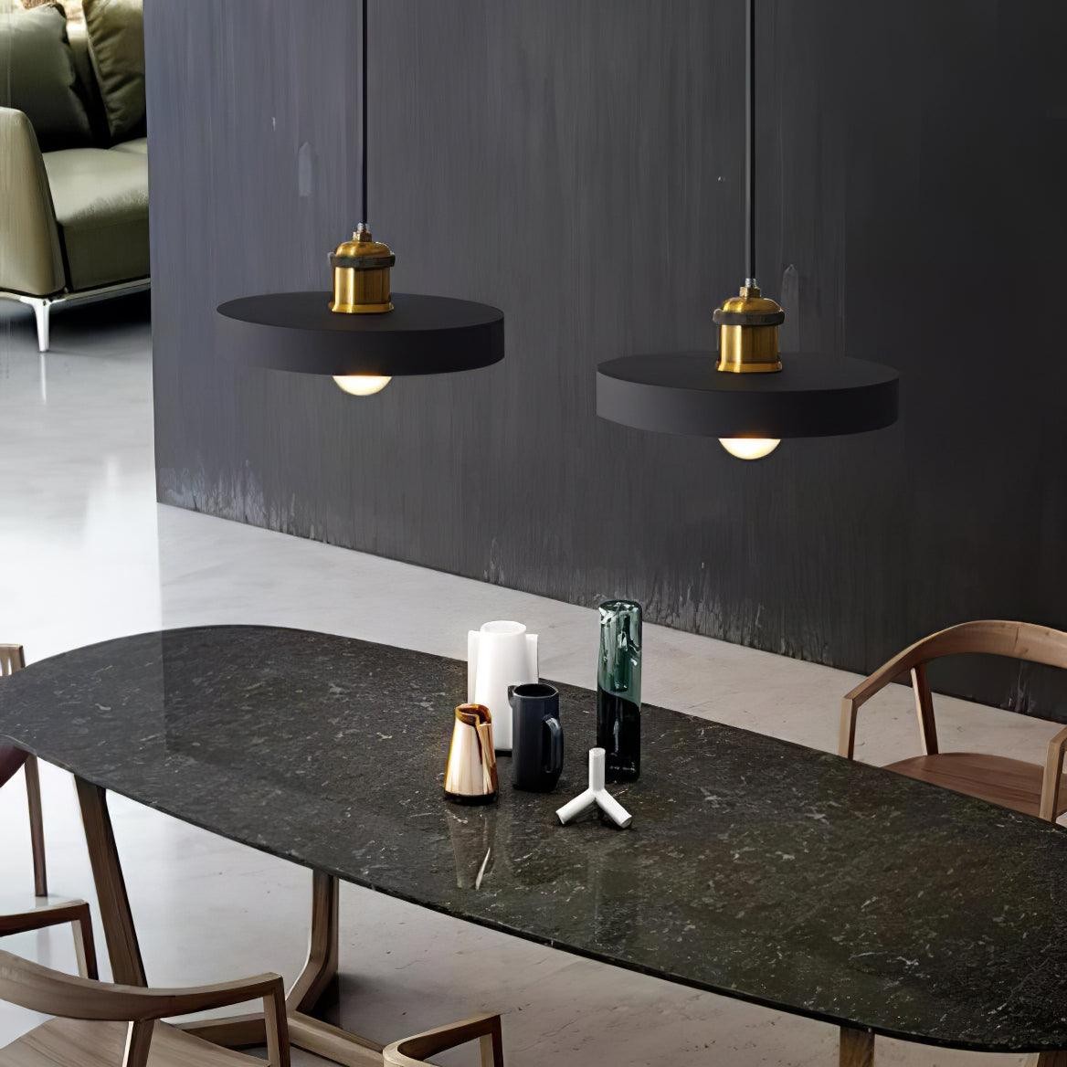 Modern Resin Geometric Pendant Lamp K621