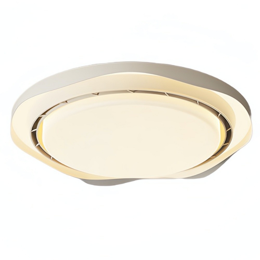 Nordic Quiet Bladeless Led Ceiling Fan Light For Bedroom K1102