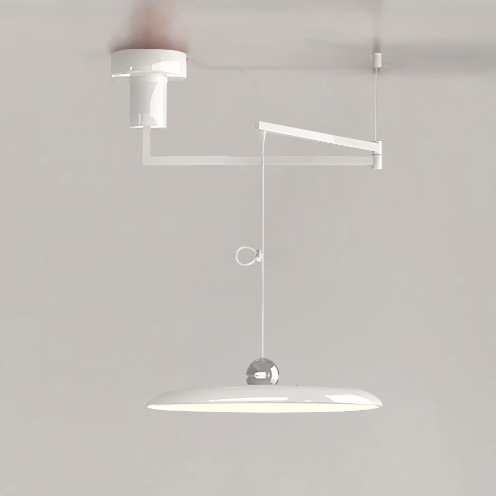 Simple Modern Adjustable Swing Arm Disc Pendant Lamp K705