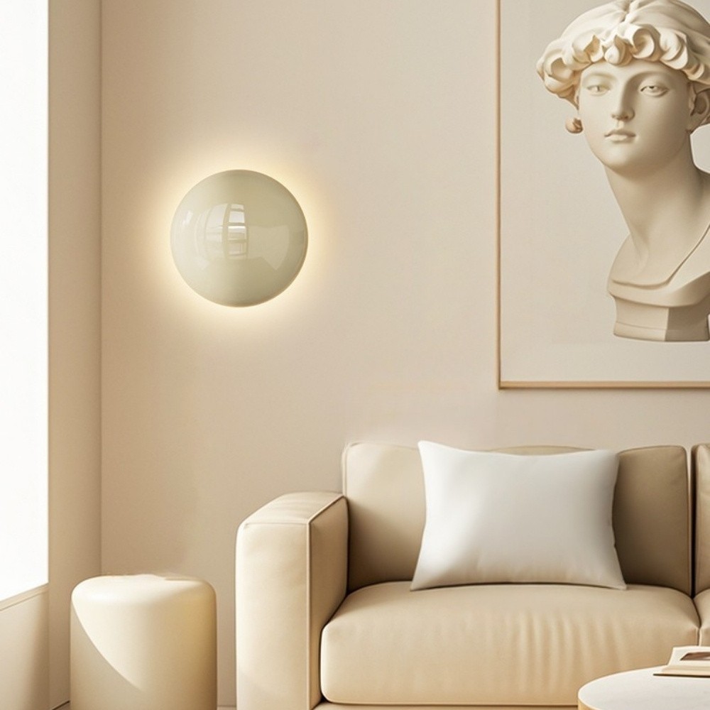 Round Metal LED Wall Light - Modern Lighting For Bedroom K1556