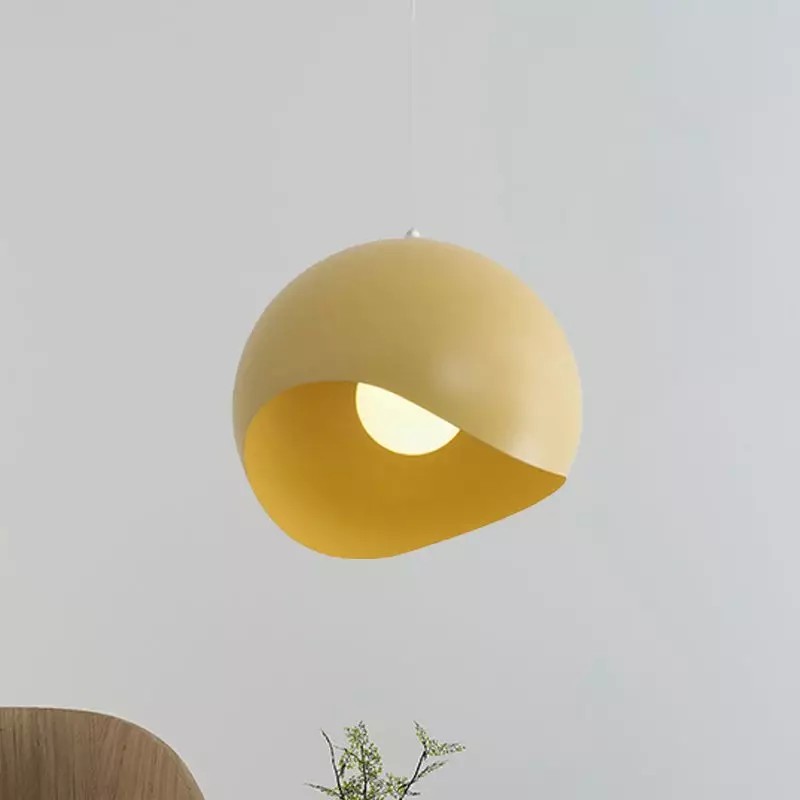 Scandinavian Macaron Eggshell Ball Pendant Light K123