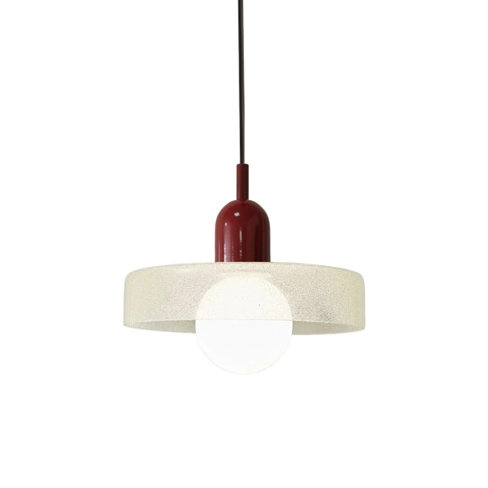 Nordic Crystal Glass Disc Orb Pendant Light For Kitchen Island K930