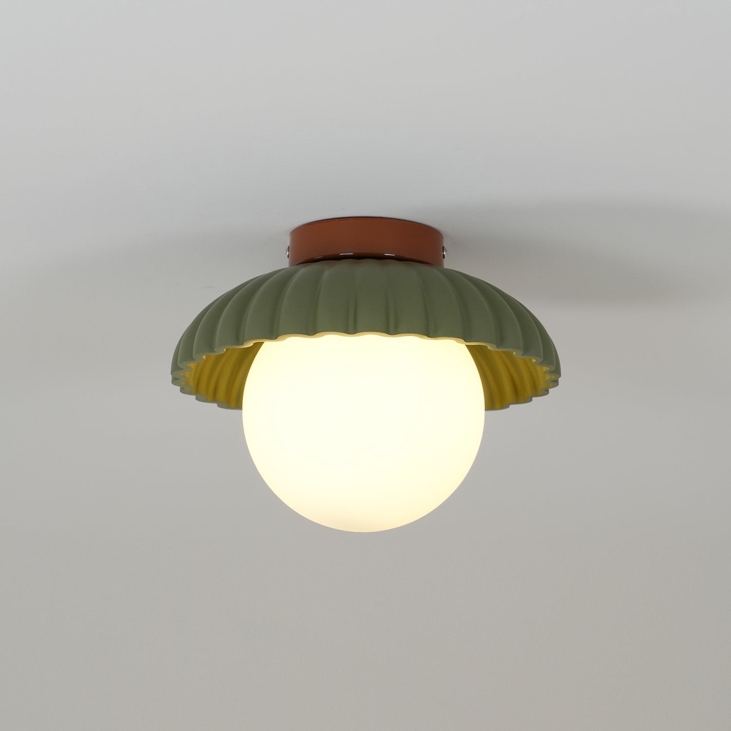 Alien Cream Ceiling Light - Resin Flower Ceiling Lamp for Living Room and Kitchen K227