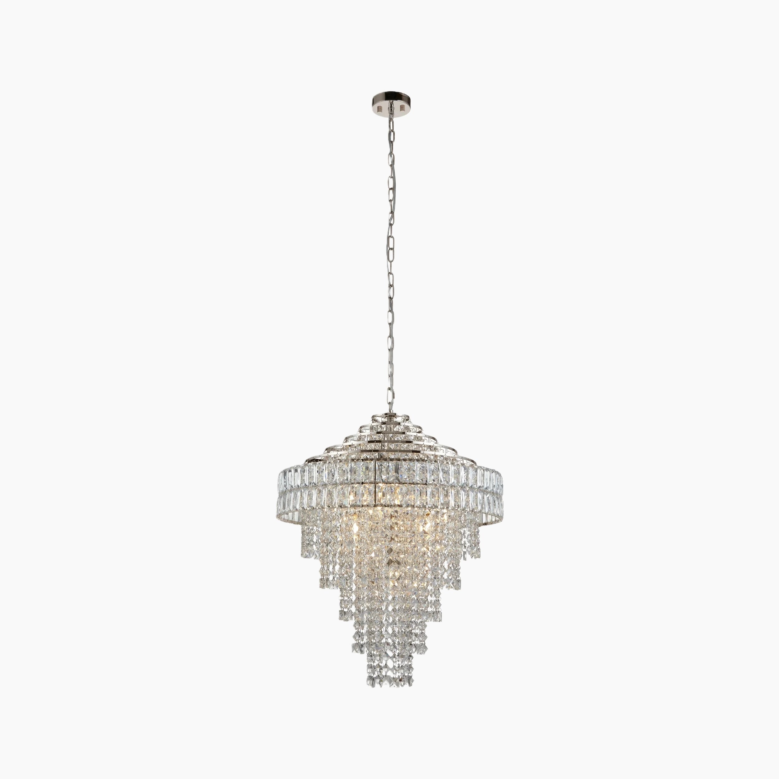 Virelis Style Luxe Crystal Pendant Light - Ambient Lighting for Kitchens & Hospitality Spaces K1917