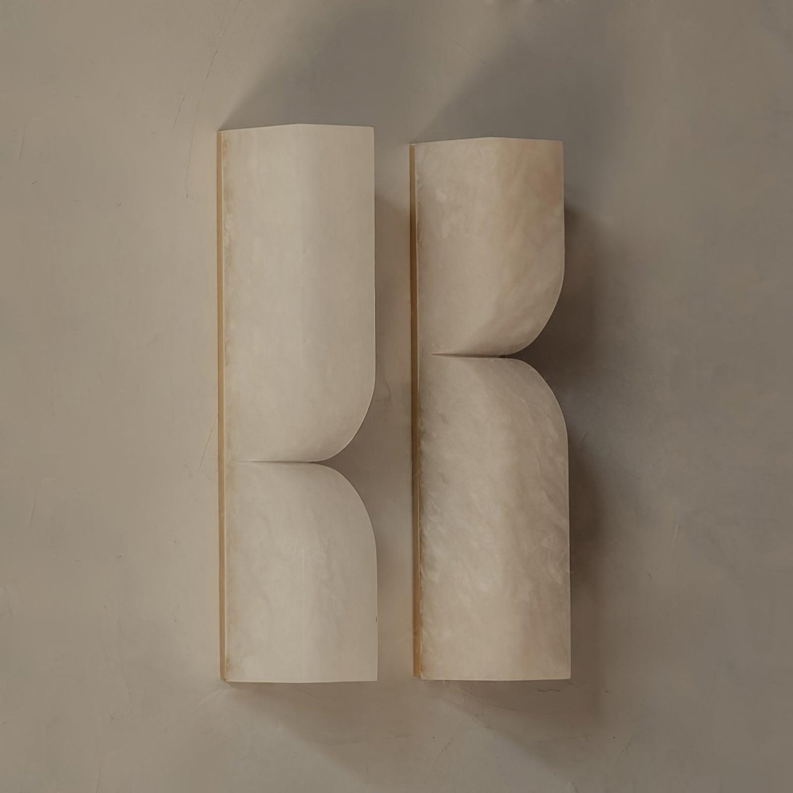 Rectangular Alabaster Wall Lamp D639