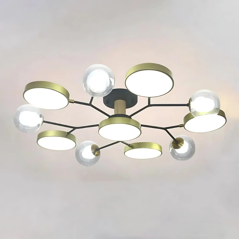 Nordic Multi Heads Branch Ceiling Light For Bedroom K936