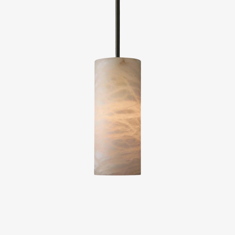 Alabresca Mid Century Alabaster Pendant Light - Multi Heads Hanging Lamp for Kitchen Island K2317