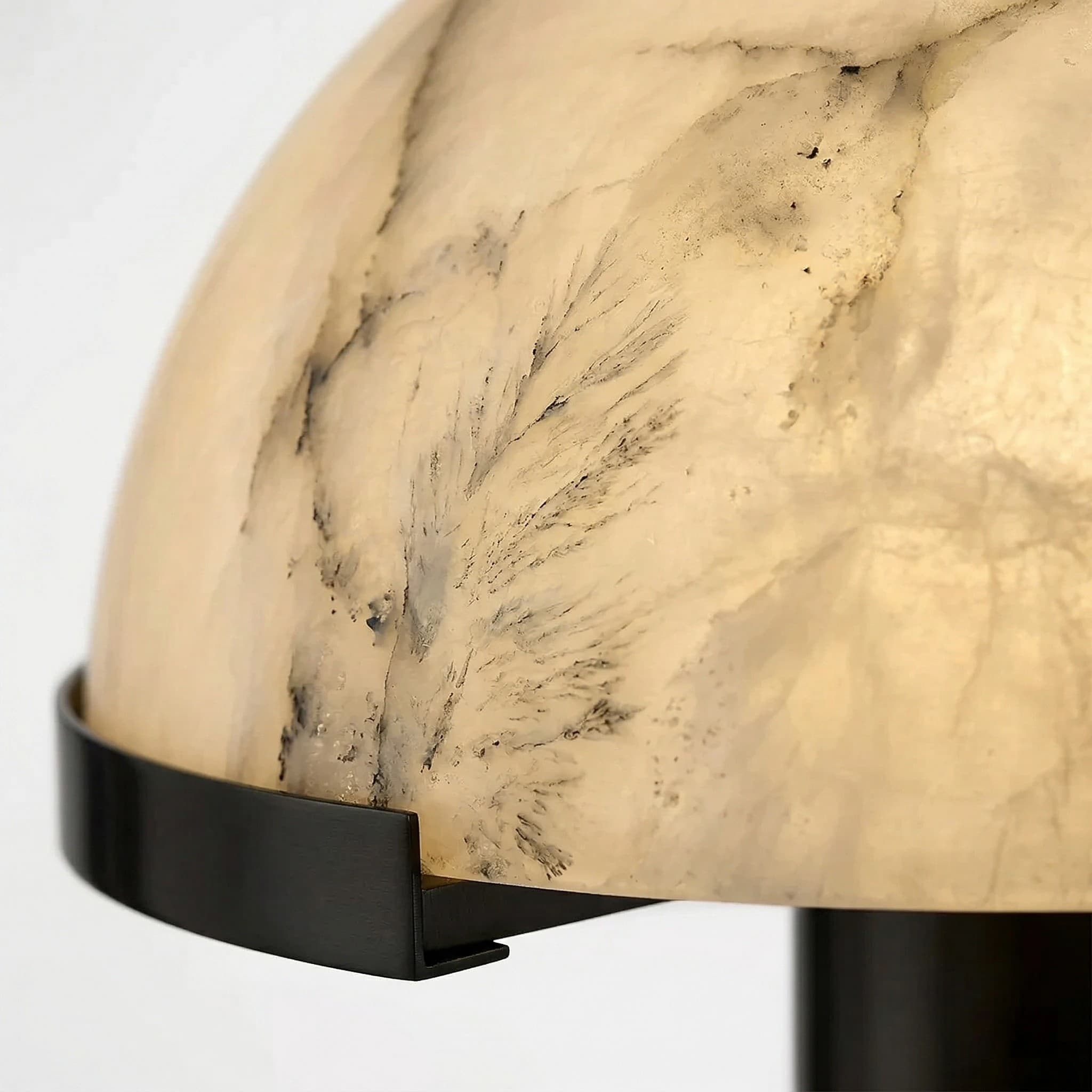 Virelith Modern Contemporary Table Lamp - Elegant Metal Base Desk Lamp for Bedroom and Lounge K2391