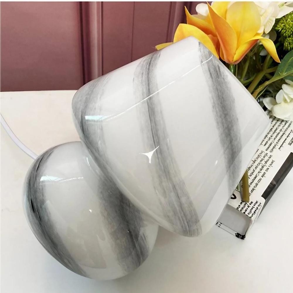Decorative Handmade Glass Mushroom Table Lamp K53