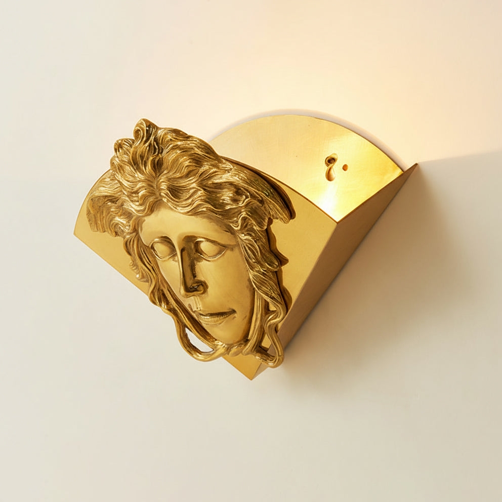 Sphinx Brass Wall Lamp D744