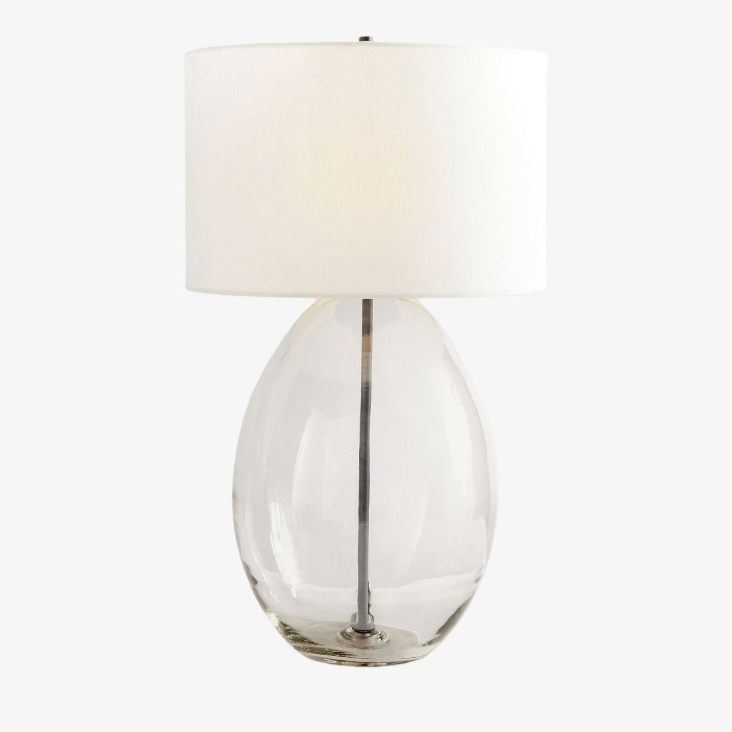 Sustaina Contemporary Recycled Glass Table Lamp - Stylish Sustainable Lighting for Reading Corner K2202
