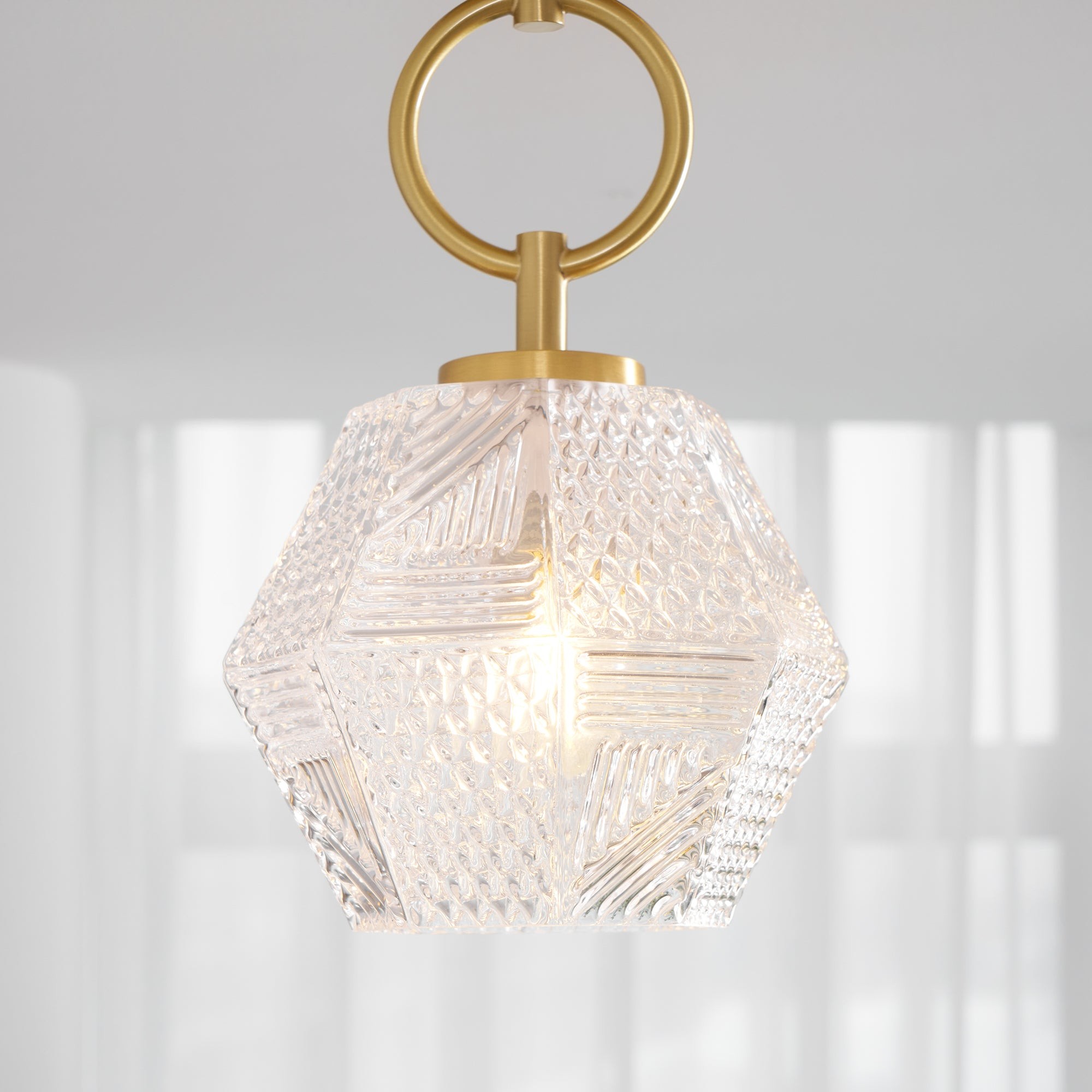 Diamond Cut Art Deco Ceiling Light K1006