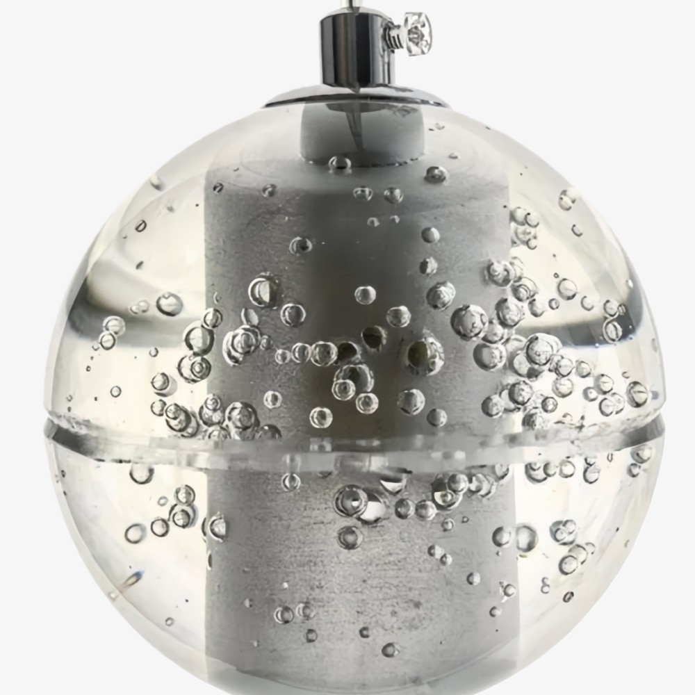 Lorivo Decorative Crystal Sphere Pendant Light Starry Visual for Lounge Areas K2242