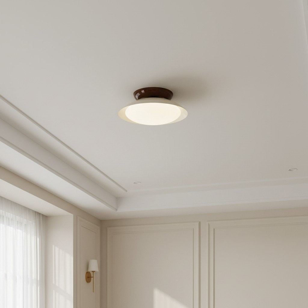 Heliora Modern Dome Ceiling Light - Minimalist Style for Living Room and Bathroom K2114